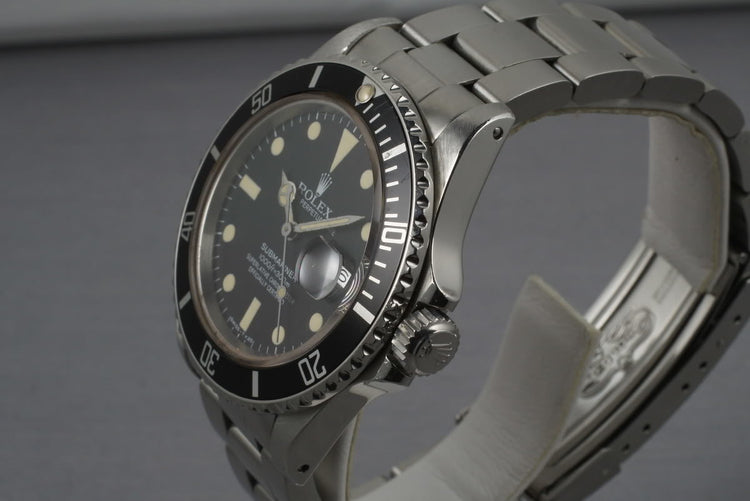 Rolex Submariner 16800 Matte Dial