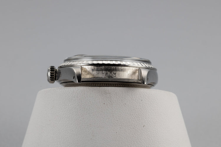 1968 Rolex DateJust 1603 Grey "London Sky" Dial with White Print