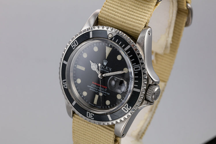 1969 Rolex Red Submariner 1680 with MK II Dial