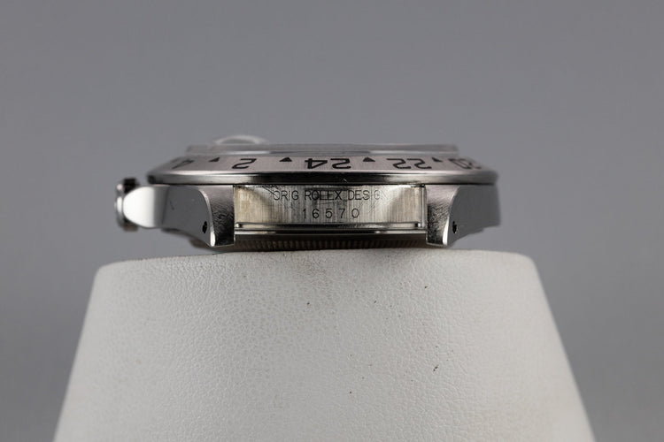 1995 Rolex Explorer II 16570 White Dial
