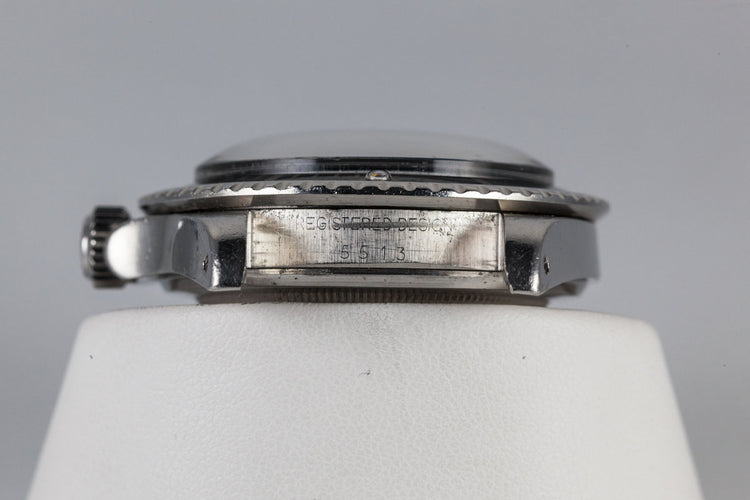 1975 Rolex Submariner 5513 with Serif Dial with Service Papers