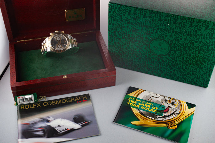 1999 Rolex Two-Tone Daytona 16523 Grey Dial with Box