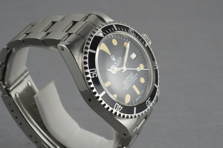 Rolex Sea Dweller 1665 with creamy luminous