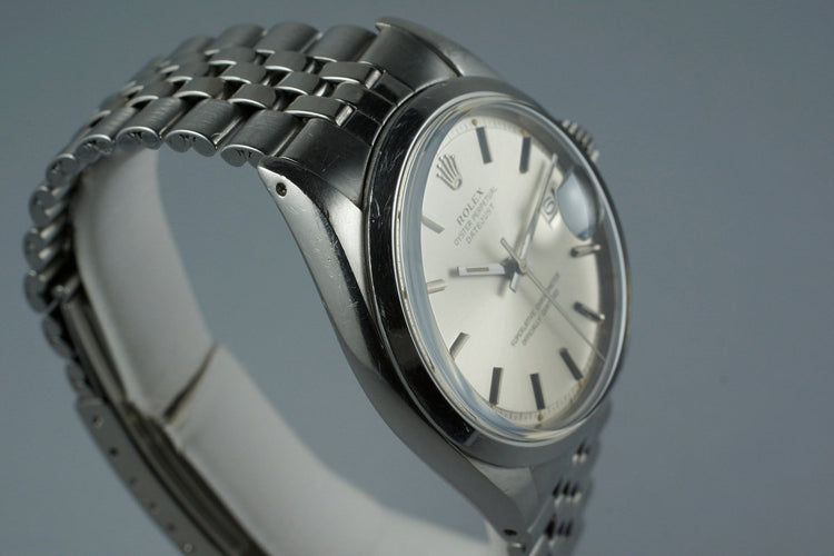 1970 Rolex DateJust 1600 Silver Sigma Dial