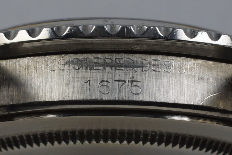 1964 Rolex GMT 1675 PCG with Newer Matte Tritium Dial