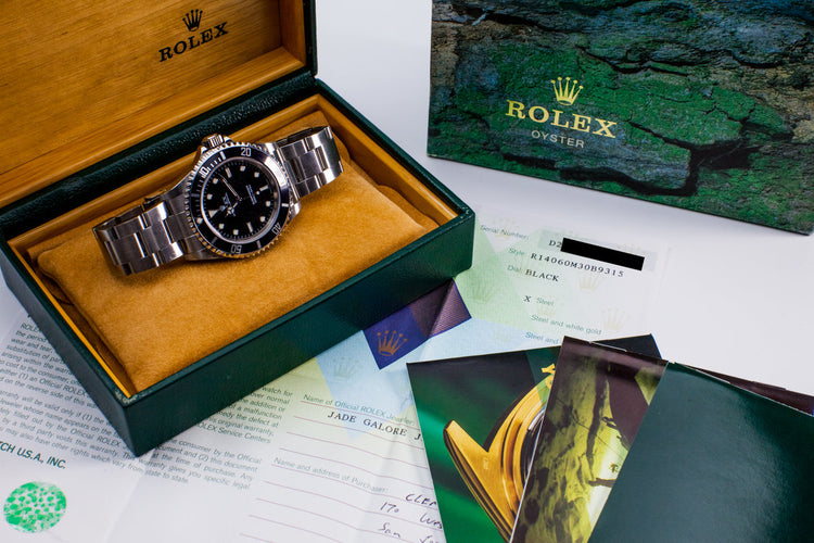 2005 Rolex Submariner 14060M with Box and Papers