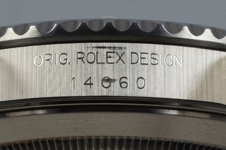 1999 Rolex Submariner 14060