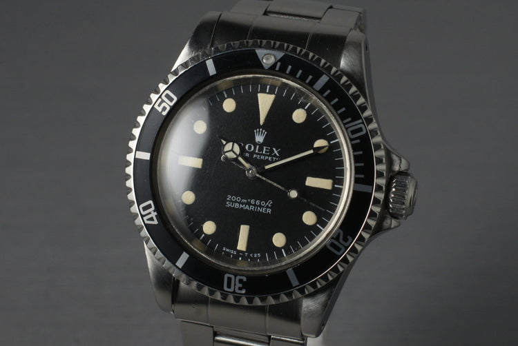 1966 Rolex Submariner 5513 Meters First Dial