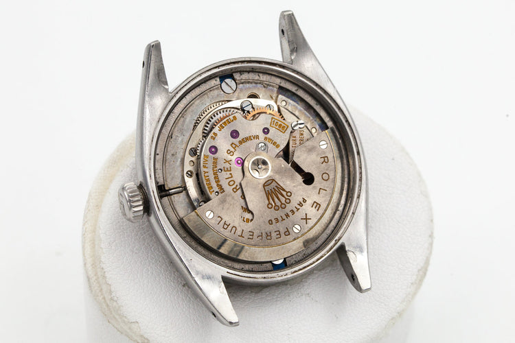 1958 Rolex Datejust 6605 with Glossy Gilt Dial