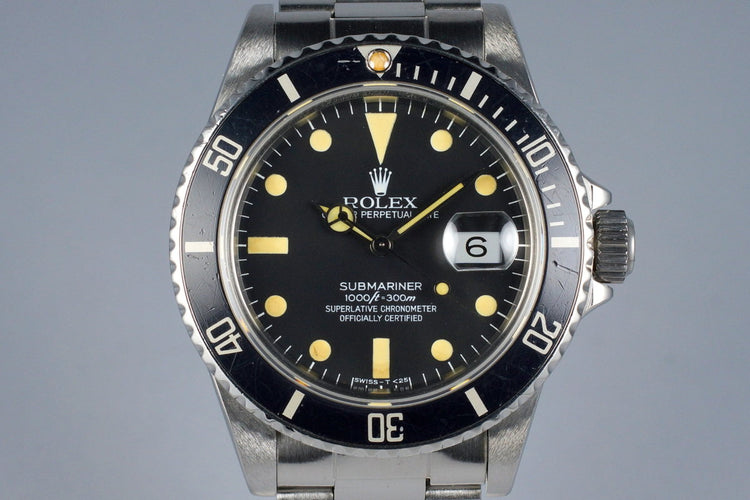 1983 Rolex Submariner 16800 with RSC Papers