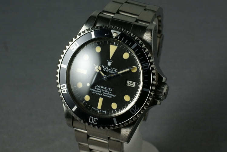 Rolex Sea Dweller Ref 1665 with papers