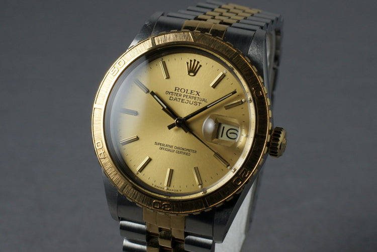 1987 Rolex 18K/SS DateJust Thunderbird 16253