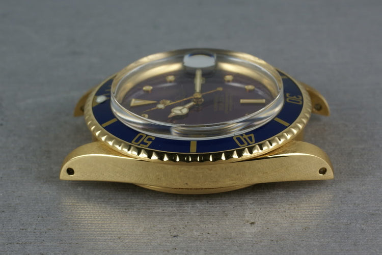 Rolex 18K Yellow Gold Submariner 1680 with VIOLET color change dial