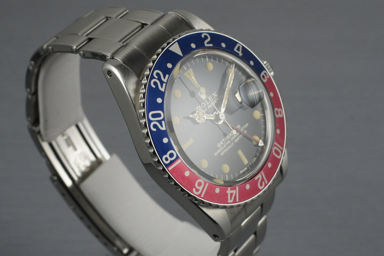 1963 Rolex PCG and Gilt GMT 1675 PCG with Box and Papers