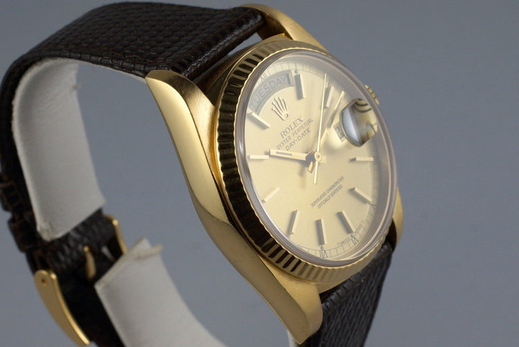 1983 Rolex YG Day Date 18038