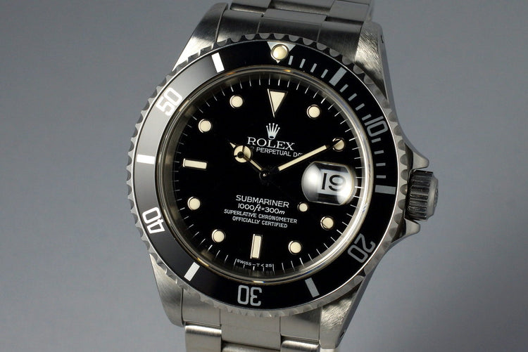 1995 Rolex Submariner 16610