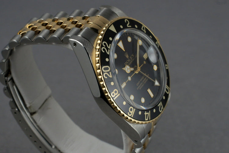 1987 Rolex 18K/SS GMT-Master 16753 with Box and Papers