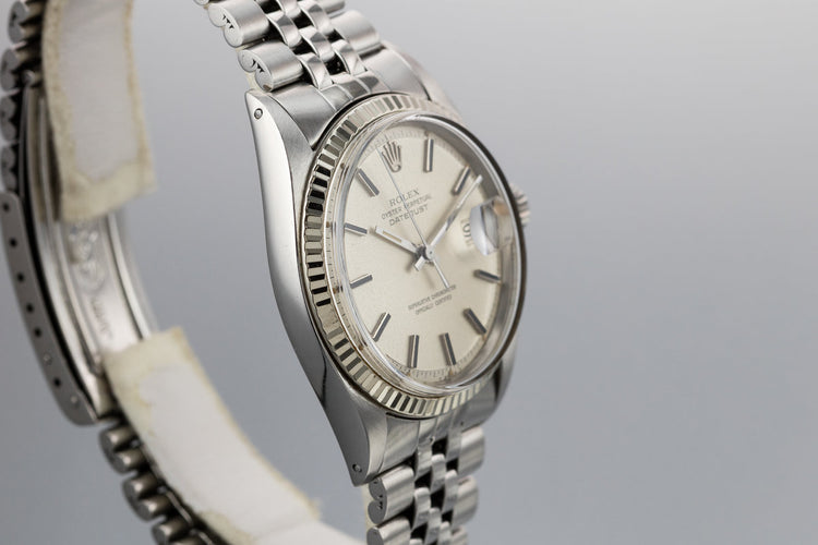 1969 Rolex DateJust 1601 Silver Dial
