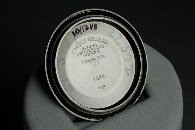 1972 Rolex Red Submariner 1680 Mark V Dial with Box and Papers