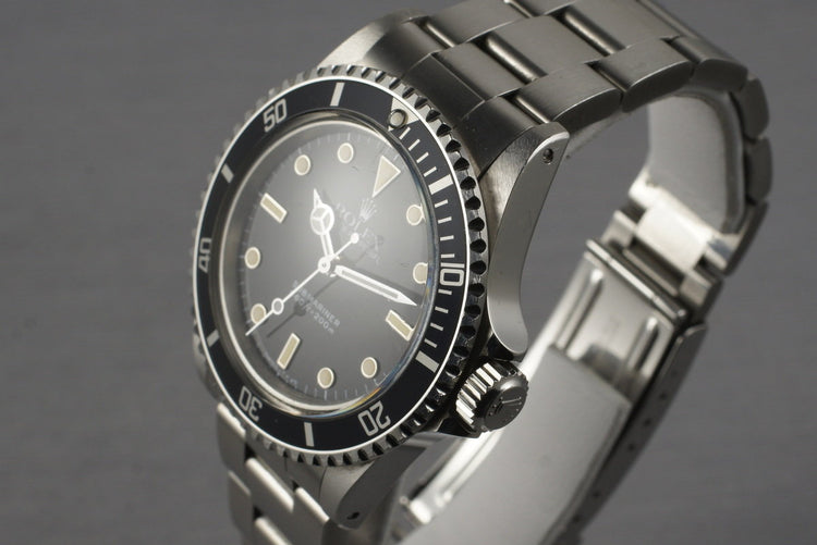 1991 Rolex Submariner 5513 very late E serial