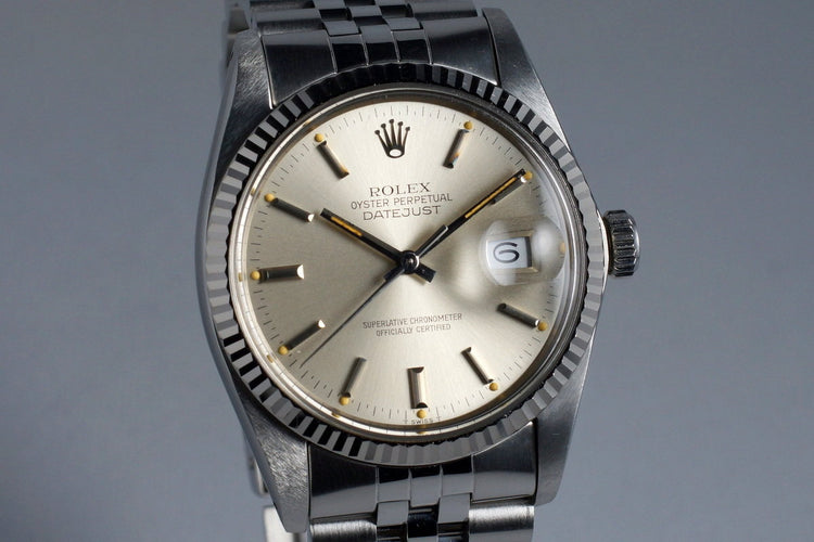 1983 Rolex DateJust 16014 Silver Dial