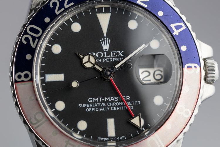 1981 Rolex GMT-Master 16750 "Pepsi"