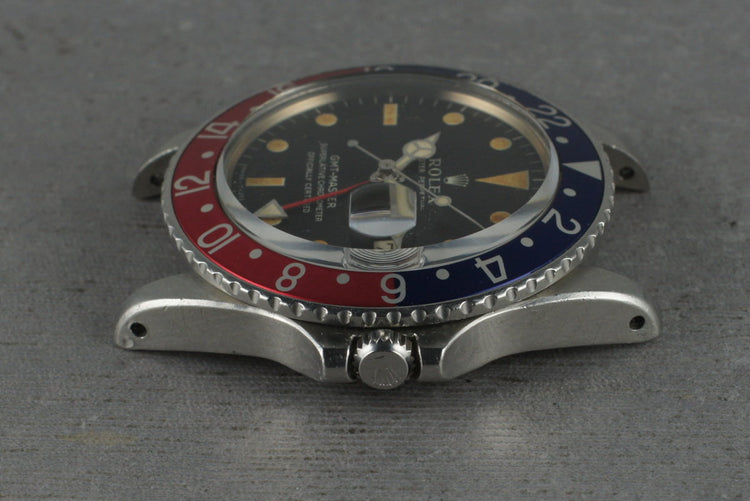 1970 Rolex GMT 1675 with Mark 1 dial with thick case