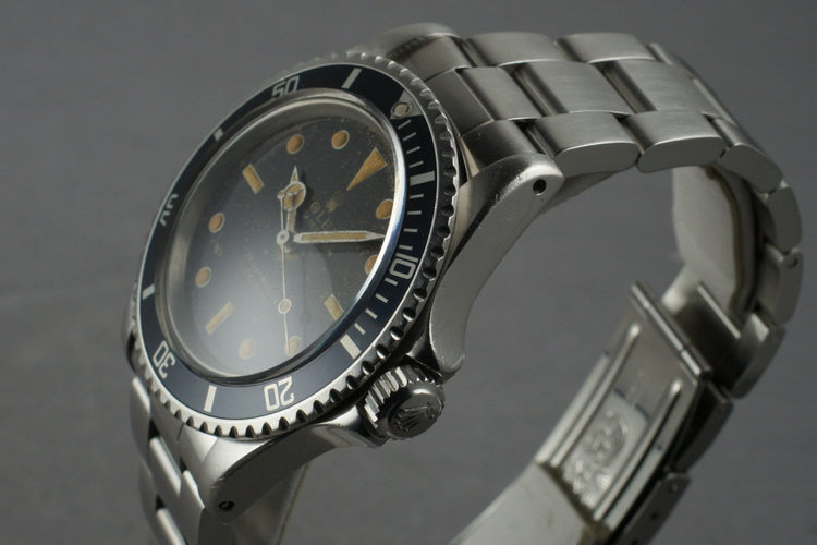 1966 Rolex Submariner 5513 with Glossy Gilt Dial and Papers