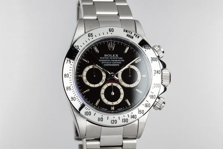 1993 Rolex Zenith Daytona 16520 with Black Inverted 6 Dial