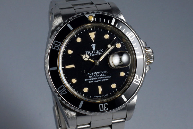 1985 Rolex Submariner 16800