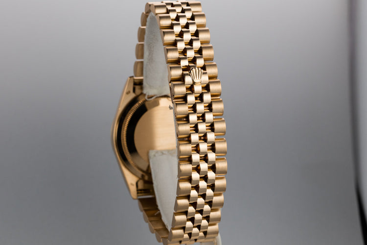 2001 Rolex 18K YG Rolex DateJust 16238 White Dial