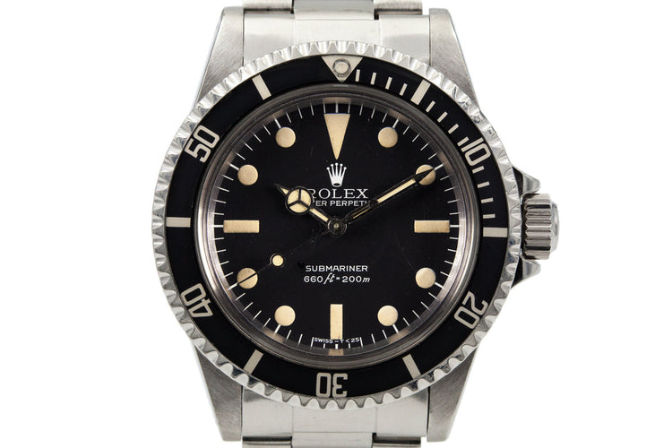1979 Rolex Submariner 5513 Mark 3 Maxi Dial