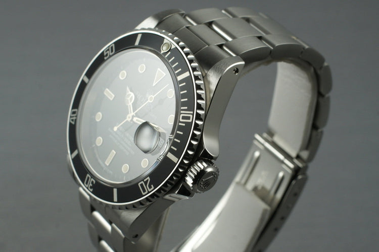 1988 Rolex Submariner 16610