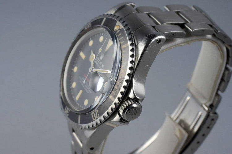 1969 Rolex Red Submariner 1680 Mark I Dial