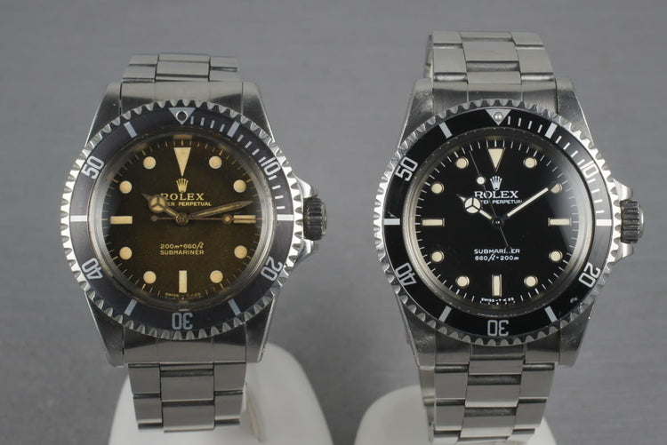 1965 Rolex Submariner 5513 with Ultra Gilt Tropical Brown Dial