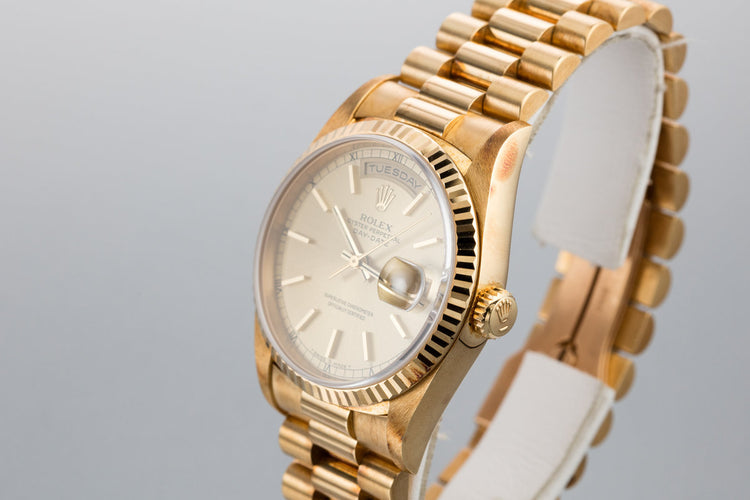 1995 Rolex 18K YG Day-Date 18238