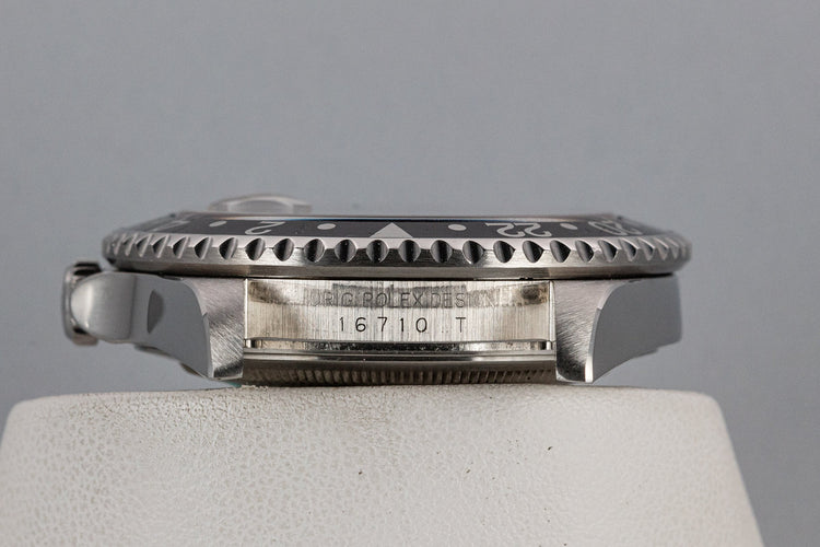 2002 Rolex GMT-Master II 16710 Black Bezel with Box and Papers