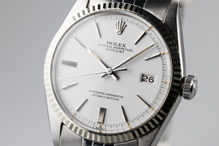 1970 Rolex DateJust 1601 White Dial