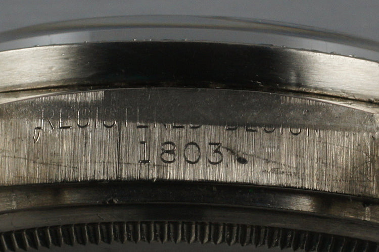 1978 Rolex White Gold Day Date 1803 with Diamond Dial and Bezel