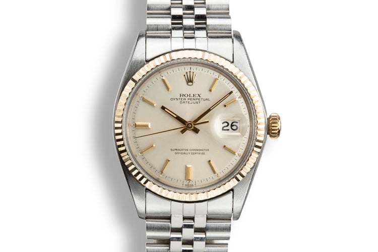 1969 Rolex Two-Tone DateJust 1601 Silver Dial