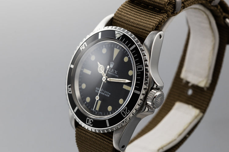 1970 Rolex Submariner 5513 with Serif Dial