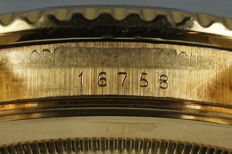 1985 Rolex 18K GMT Ref: 16758