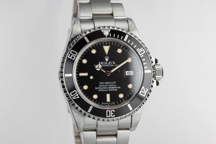 1984 Rolex Sea-Dweller 16660 with Service Case