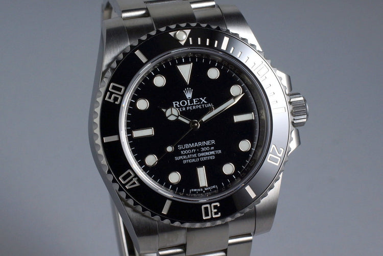 2016 Rolex Submariner 114060