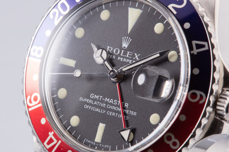 1967 Vintage Rolex GMT Master 1675 "Pepsi"