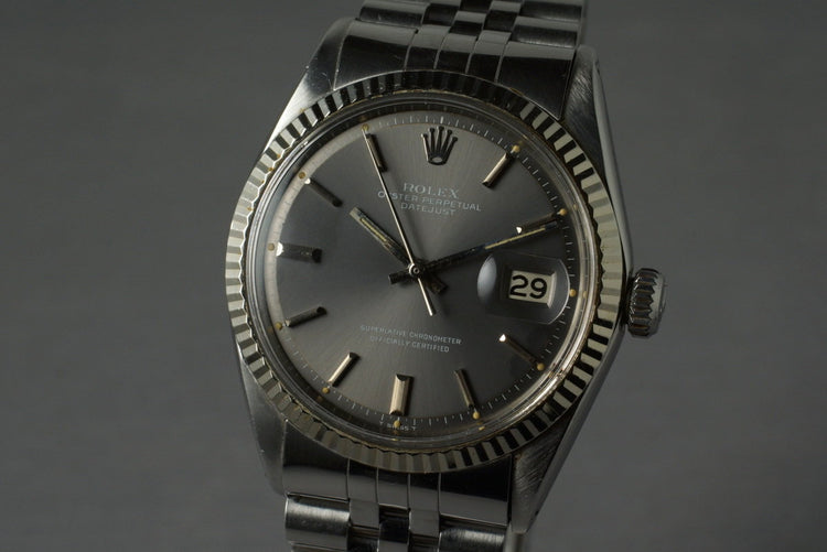 1970 Rolex DateJust 1601 Gray Dial