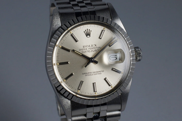 1985 Rolex DateJust 16030 with Silver Dial