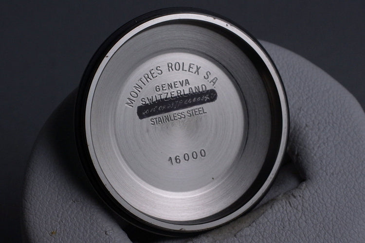 1988 Rolex Two Tone DateJust 16013 Black Dial with Box and Papers