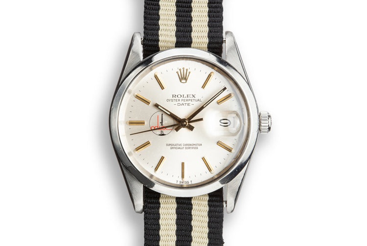 1981 Rolex Date 15000 "Adwoc" Silver Dial