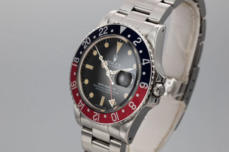 1981 Rolex GMT-Master 16750 "Pepsi" with Box and Papers